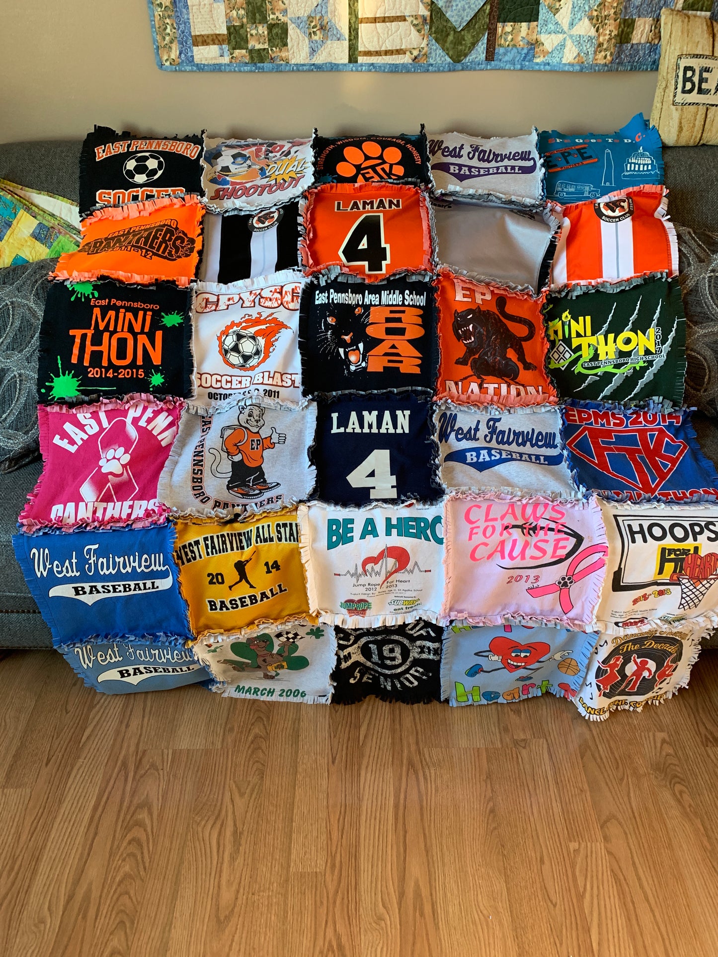 T-shirt Rag Quilt