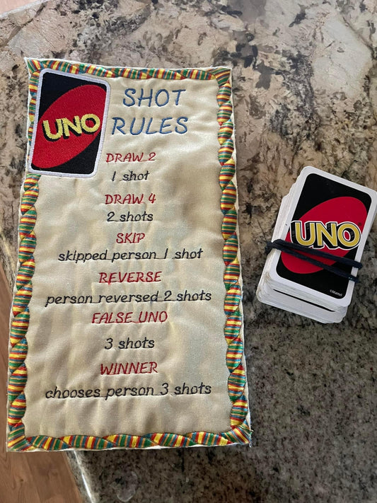 Uno Shot Rules