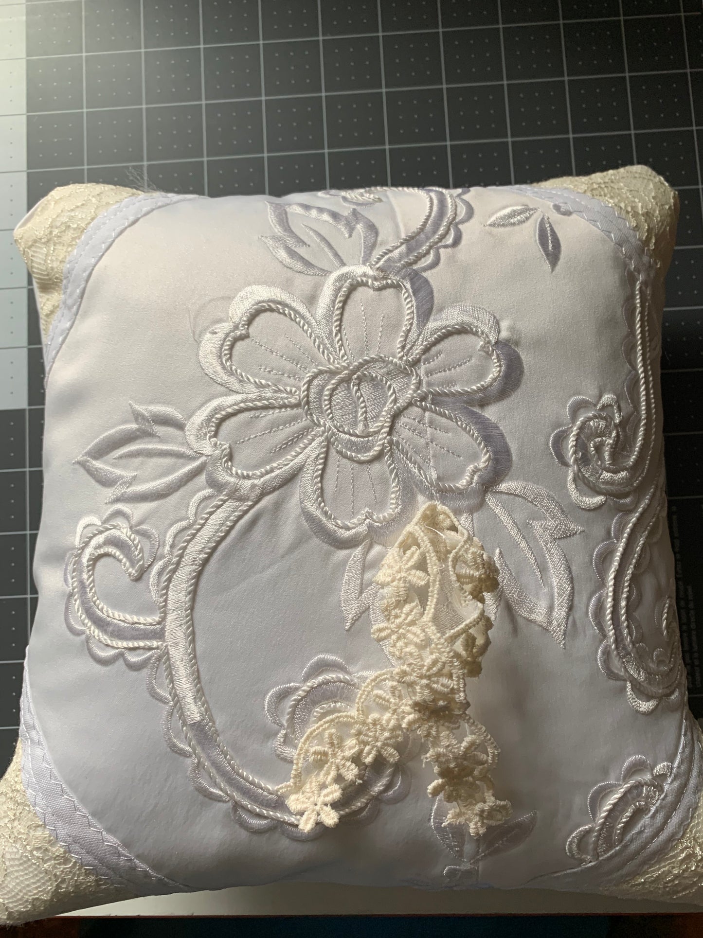 Wedding/Prom Dress Recycled 36x36