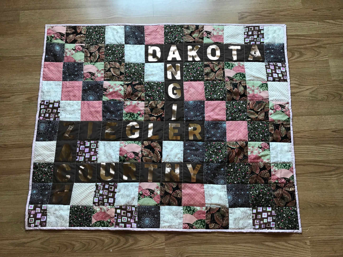 Scrabble Quilt additional names